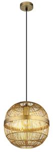 Globo Messing hanglamp Hermi II Ø 30cm 14995H1