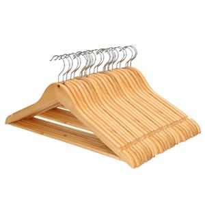 Kipit Kledinghangers - 24x - hout - luxe hangers -
