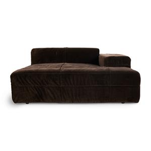 HKliving-collectie Brut sofa: element rechter divan, royal velvet, espresso