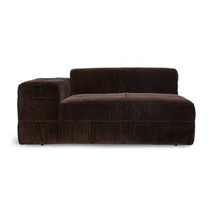 HKliving-collectie Brut sofa: element linker, royal velvet, espresso
