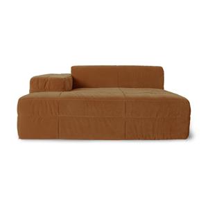 HKliving-collectie Brut sofa: element linker divan, royal velvet, caramel