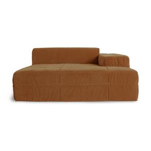 HKliving-collectie Brut sofa: element rechter divan, royal velvet, caramel