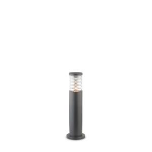 Ideal Lux Moderne Grijs Aluminium Sokkellamp Tronco -  - E27 - Vloerlamp Voor Buiten