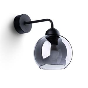 Luminastra Wandlamp Modern Alino Zwart