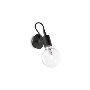 Ideal Lux  Edison - Wandlamp - Metaal - E27 - Zwart