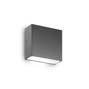 Ideal Lux Moderne Wandlamp -  Tetris-1 - Grijs - Aluminium - G9 - 10x4x9 Cm
