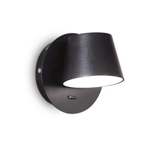 Ideal Lux  Gim - Wandlamp - Aluminium - Led - Zwart