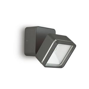 Ideal Lux  Omega Square - Wandlamp - Metaal - Led - Grijs