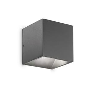 Ideal Lux  Rubik - Wandlamp - Aluminium - Led - Grijs