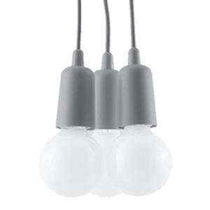 Luminastra Hanglamp Modern Diego Grijs