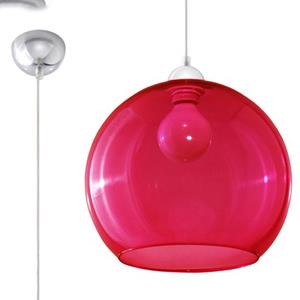 Luminastra Hanglamp Minimalistisch Ball Rood