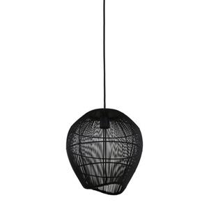 Light & Living  Hanglamp Yumi - 28x28x30 - Zwart