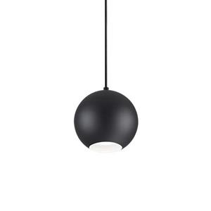 Ideal Lux Mr Jack - Moderne Zwarte Hanglamp - Verstelbare Hoogte - Krachtige Verlichting