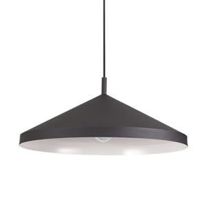 Ideal Lux Lampenbaas - Yurta - Moderne Hanglamp -  - Zwart - 1 Lichtpunt - E27 Fitting - 60w