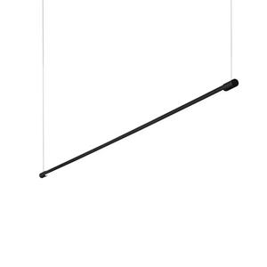 Ideal Lux Landelijke Hanglamp Yoko -  - Zwart - Led - 1 Lichtpunt - 146 X 2 X 212 Cm