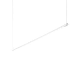 Ideal Lux Stijlvolle  Yoko Hanglamp - Led - Wit Aluminium - Creëer Een Modern Contrast
