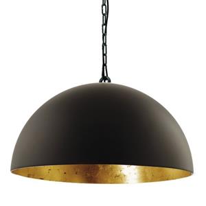 Steinhauer Tweelichts Hanglamp Zwart Met Goud  Semicirkel Goud