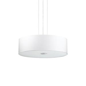 Ideal Lux Modern Hanglamp  - Woody - Metaal - E27 - Wit - Binnenverlichting - 4 Lichtpunten - 60w