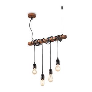 Ideal Lux  Electric - Hanglamp - Metaal - E27 - Bruin