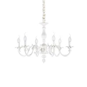 Ideal Lux  Justine - Hanglamp - Metaal - E14 - Wit