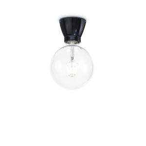Ideal Lux Landelijke Plafondlamp -  Winery - Zwart Cement - E27 - 60w
