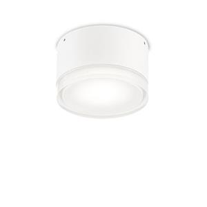 Ideal Lux Moderne Witte Plafondlamp -  Urano - Metaal - Gx53 - 12 X 12 X 7,5 Cm