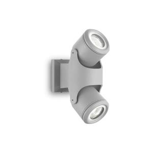 Ideal Lux Xeno - Moderne Plafondlamp - Grijs - Aluminium - Ideaal Voor Binnen - 2 Lichtpunten - 28w Gu10