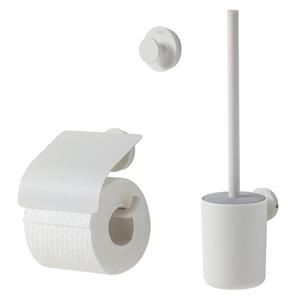 Tiger Urban Toiletaccessoireset - Toiletborstel met houder - Toiletrolhouder met klep - Handdoekhaak - Wit 4008911316414