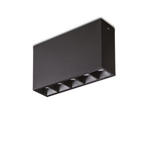 Ideal Lux  Lika - Plafondlamp - Aluminium - Led - Zwart