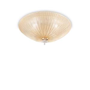Ideal Lux  Shell - Plafondlamp - Metaal - E27 - Oranje