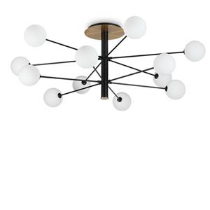 Ideal Lux  Cosmopolitan - Plafondlamp - Metaal - G9 - Zwart