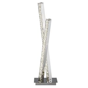 Bussandri Exclusive Tafellamp Clover Metaal L:16cm Chroom