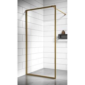 Badplaats Douchewand Georgia 100 X 200 Cm - Goud - Nano Coating