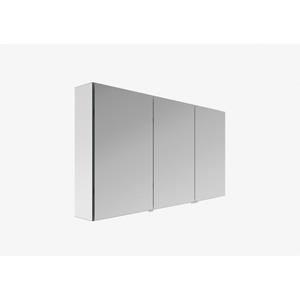 Plieger lusso spiegelkast - 120.6x64x157cm - 3 deuren rechts - buitenzijde gespiegeld SPTQ120RF5857