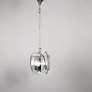 Whoppah Mid century glass lamp Glass/Metal - Tweedehands