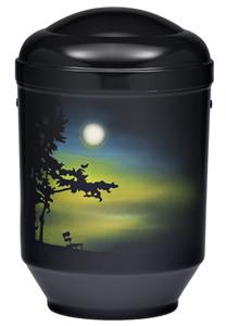 Urnwebshop Design Urn Nachtelijk Maanlandschap (4 liter)