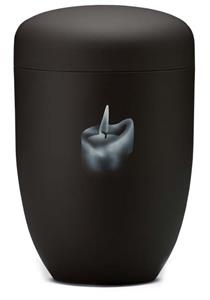 Urnwebshop Design Urn Dovende Kaars Zwart (4 liter)