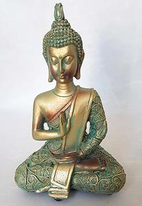 Urnwebshop Thaise Meditatie Buddha Miniurn Groenkoper (0.1 liter)