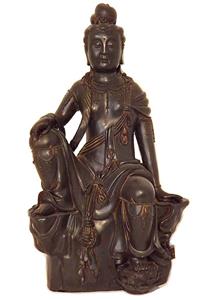 Urnwebshop Grote Chinese vrouwelijke Buddha Urn Kwan Yin (3 liter)