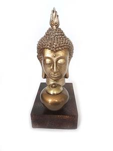 Urnwebshop Boeddha Hoofd Gedenkaltaar met Miniurn (0.1 liter)