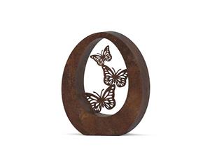 Urnwebshop Kleine Bronzen Oval Butterflies Urn (0.9 liter)