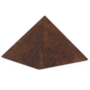 Urnwebshop XXL Bronzen Piramide Duo Urn (8 liter)