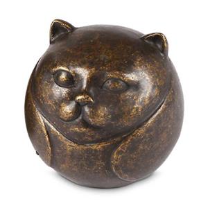 Urnwebshop Bronzen Bol Urn Kat (0.6 liter)