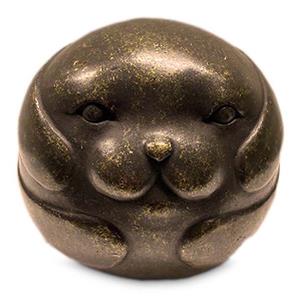 Urnwebshop Bronzen Bol Urn Hond (1 liter)