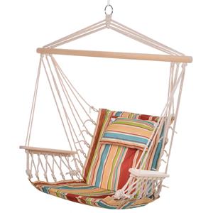 Sunny Hangstoel met kussens veilig comfortabel duurzaam mooi makkelijk te dragen
