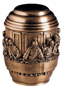 Urnwebshop Bronzen Urn Het Laatste Avondmaal (4.5 liter)