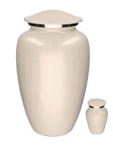 Urnwebshop Elegance Urnen Voordeelset Gemarmerd Wit (3.6 liter)