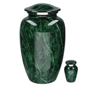 Urnwebshop Elegance Urnen Voordeelset Green Marble (3.6 liter)