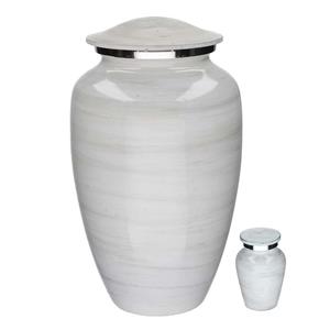 Urnwebshop Elegance Urnen Voordeelset Bianco Carrara Marble (3.6 liter)