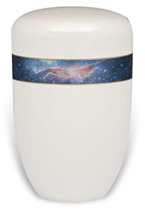Urnwebshop Design Urn met Decoratieband Handreiking (4 liter)